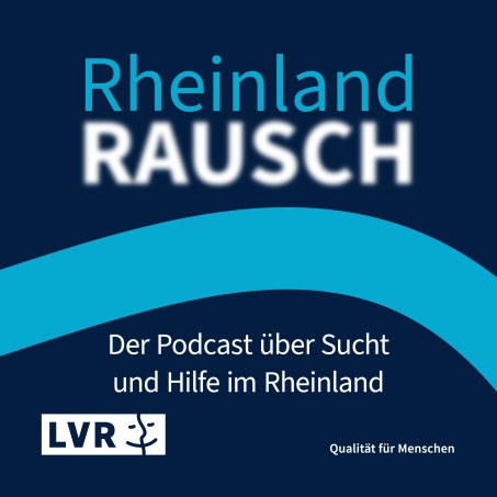 Zu sehen ist das Cover des Podcasts RheinlandRAUSCH.